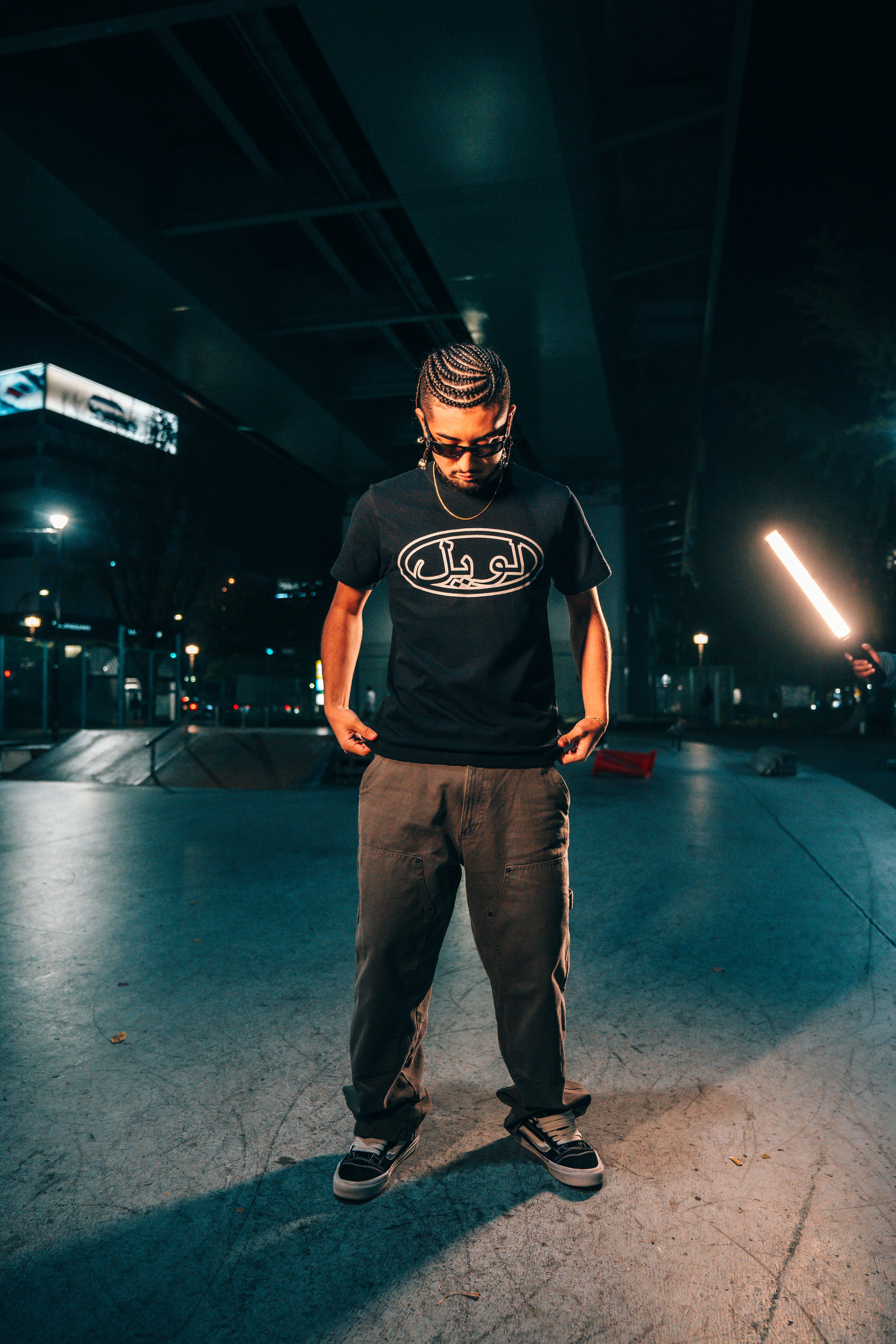 LOWEL REFLECTIVE LOGO T-SHIRT