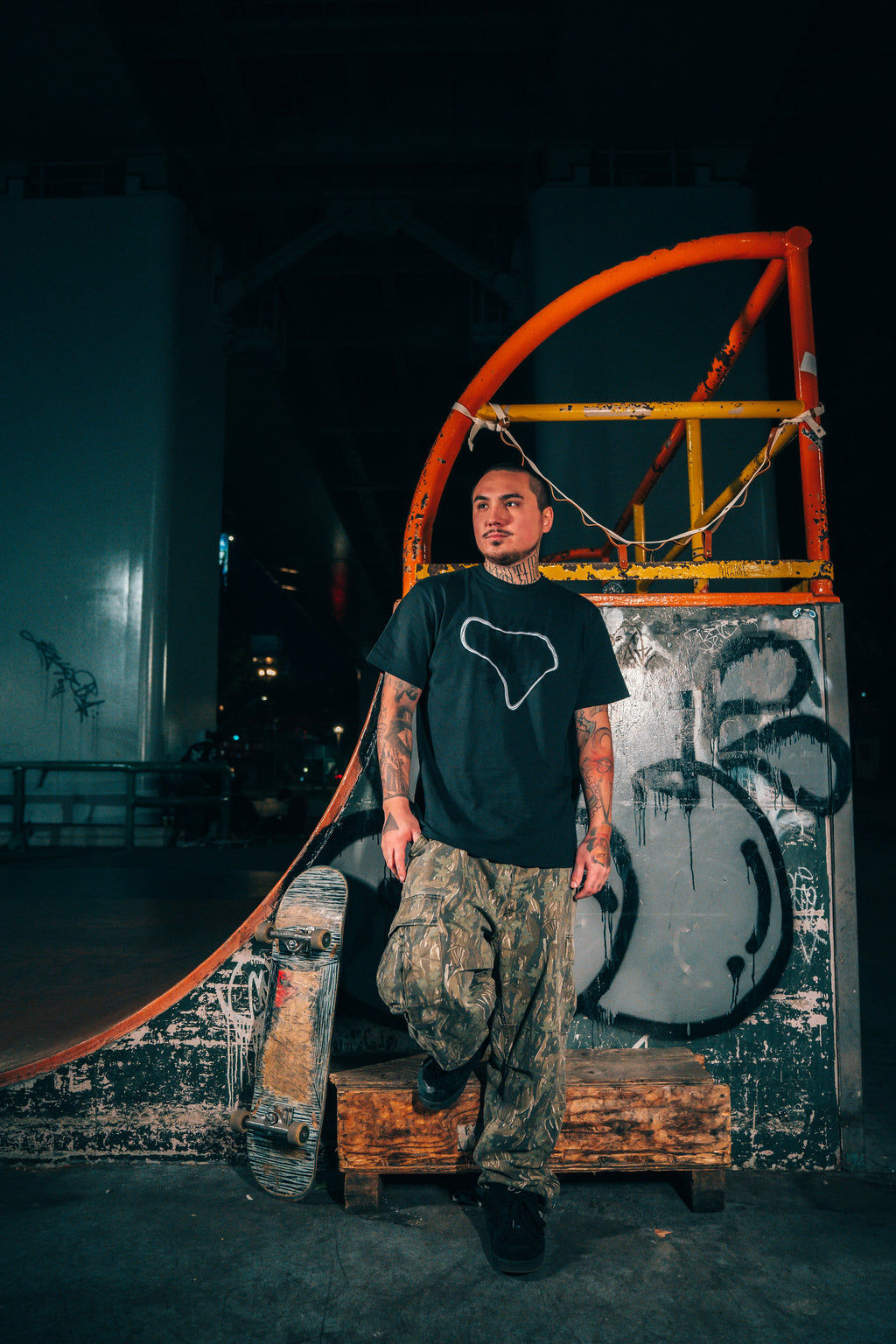 LOWEL METALLIC LOGO T-SHIRT