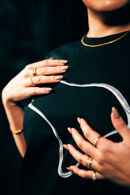 LOWEL METALLIC LOGO T-SHIRT