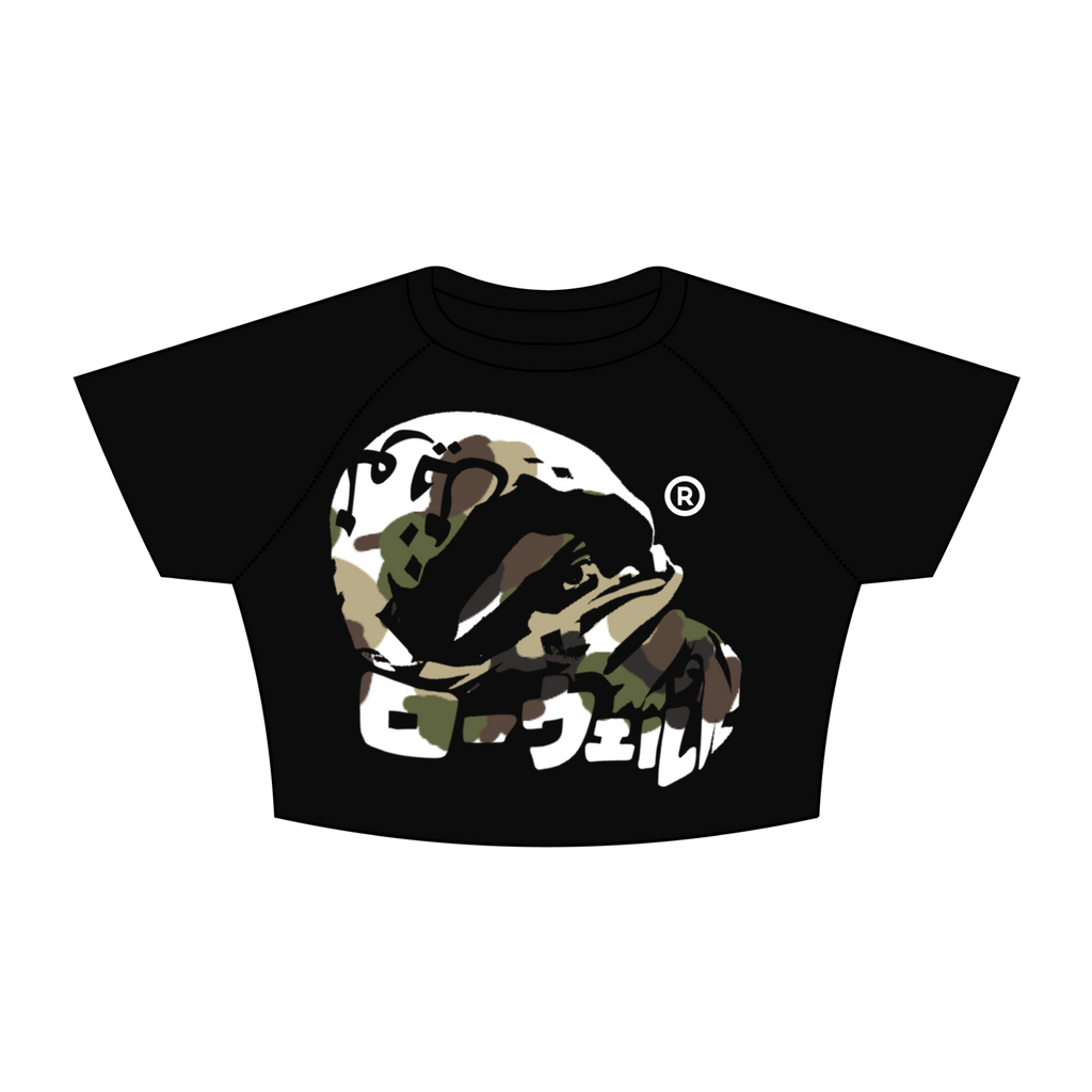 LOWEL® Camo Arabic Cropped Tee